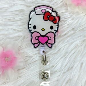 Sanrio Hello Kitty Badge Reel | Nurse Badge Reel
